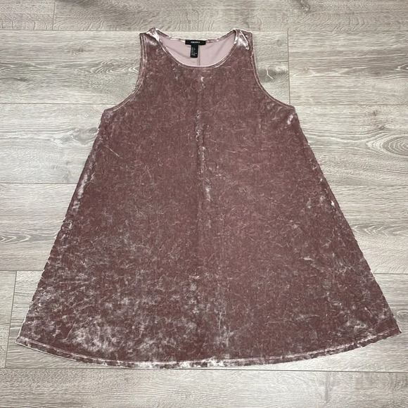 Forever 21 Velvet Dress Bundle of Long Sleeve  Sleeveless and Spaghetti Strap L - Picture 8 of 16